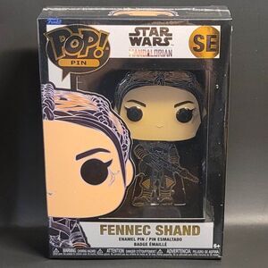 Funko POP! PIN Star Wars Mandalorian FENNEC SHAND SE